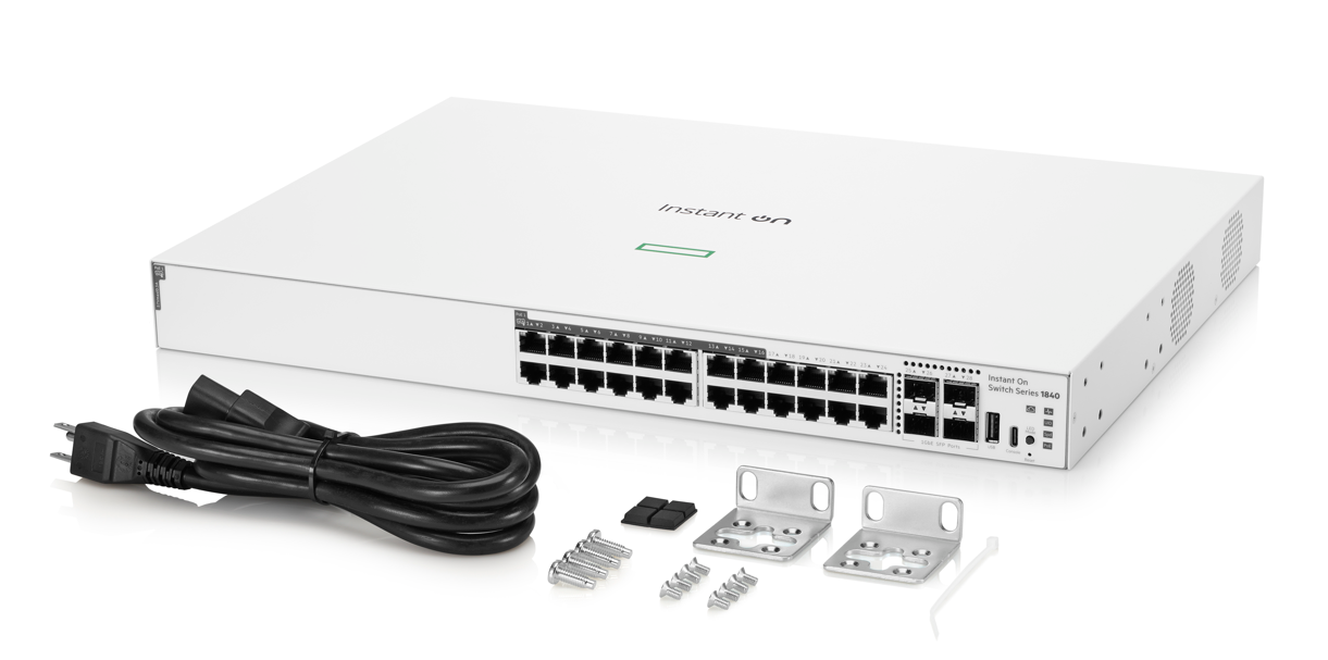 IOn Switch 1840 24p GbE CL4 PoE 4p SFP 195W (S4A24A)