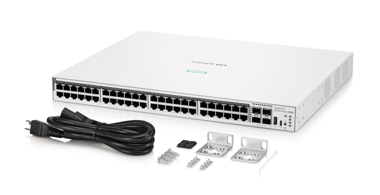 IOn Switch 1940 48p GbE CL4 PoE 4p SFP+ 370W (S4A34A)