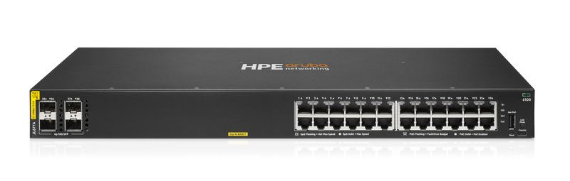 Switch Aruba CX 6100 24G Class4 PoE+370W (JL677A)