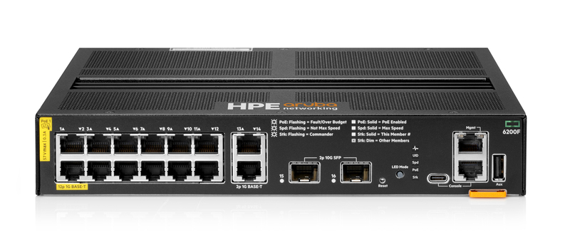 Switch Aruba CX 6200F 12G Class4 PoE 2G/2SFP+ 139W (R8Q72B)