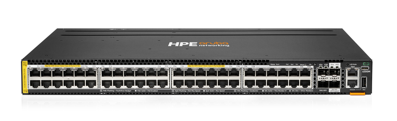 Switch HPE Aruba Networking 6300M 48p SR 1G/2.5G/5G 12p CL8 36p CL6 PoE 2p 50G 2p 10G (R8S88A)