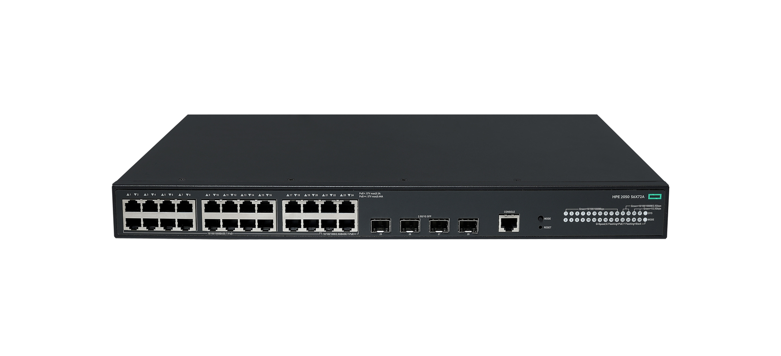 Switch HPE Networking CW 2050 24G PoE+ 4F 420W (S6X72A)