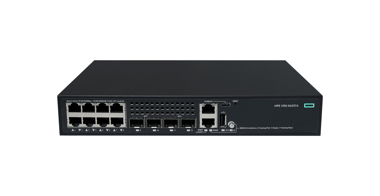 Switch HPE Networking CW 2150 8p 1G PoE+ 2p SFP 2p SFP+ 125W (S6X57A)